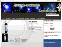 Tablet Screenshot of abriendoconciencias.com
